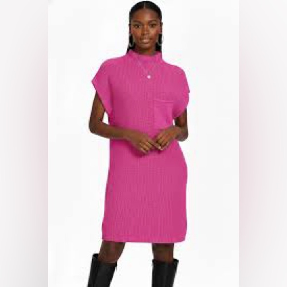 NWOT SIZE L Zenana Outfitters Pink Midi Dress